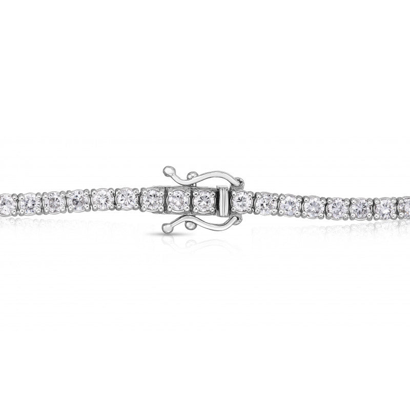Colorless Round Diamond Tennis Bracelet