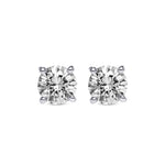 Round Brillant Diamond Stud Earrings