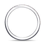 Fancy Light Pink Round Brillant Diamond Milgrain Ring