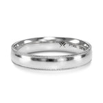 Men's Milgrain Wedding Band