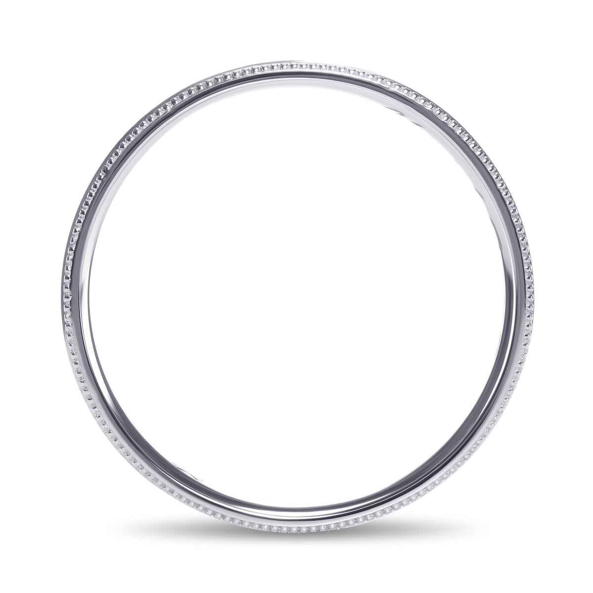 Men's Milgrain Wedding Band