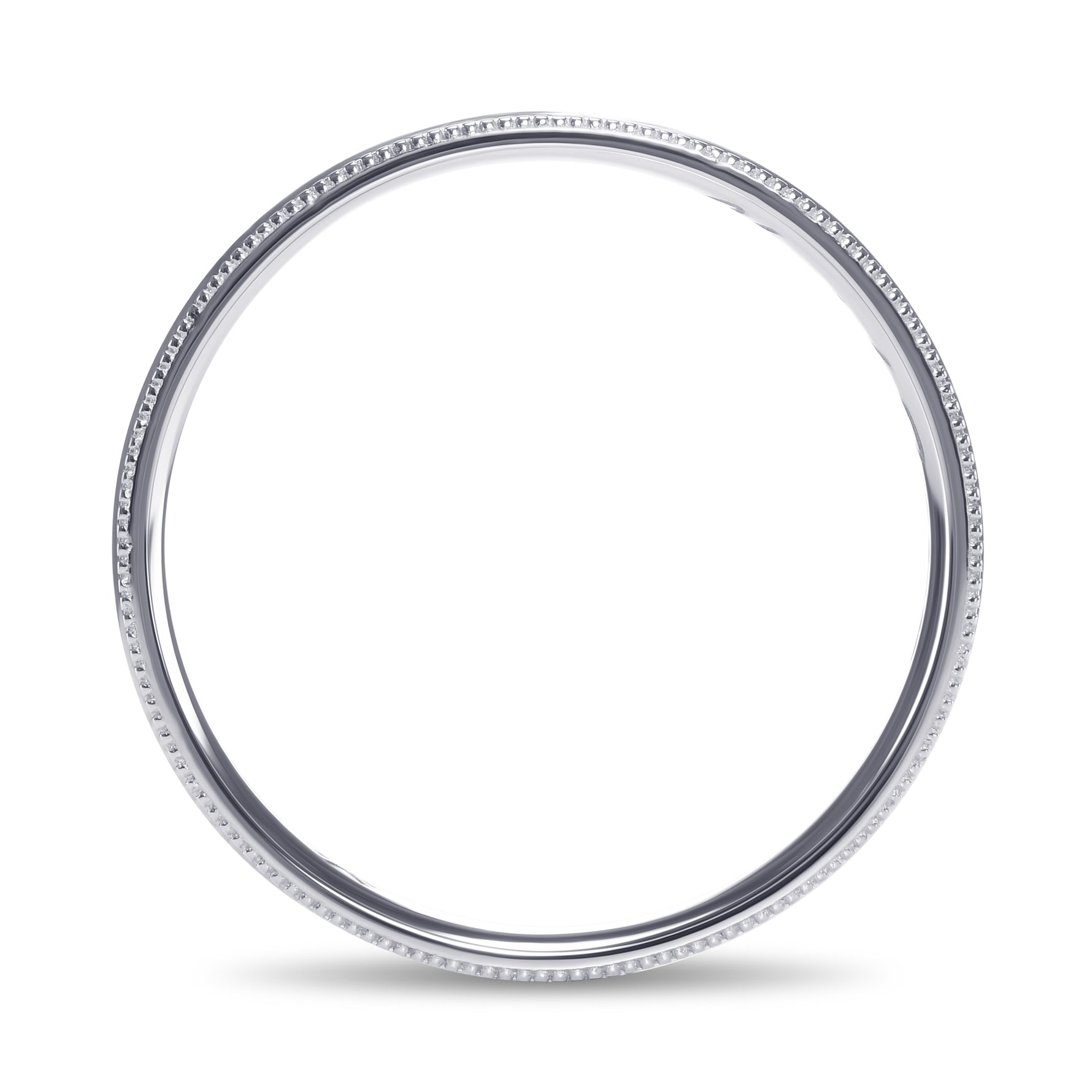 Men's Milgrain Wedding Band