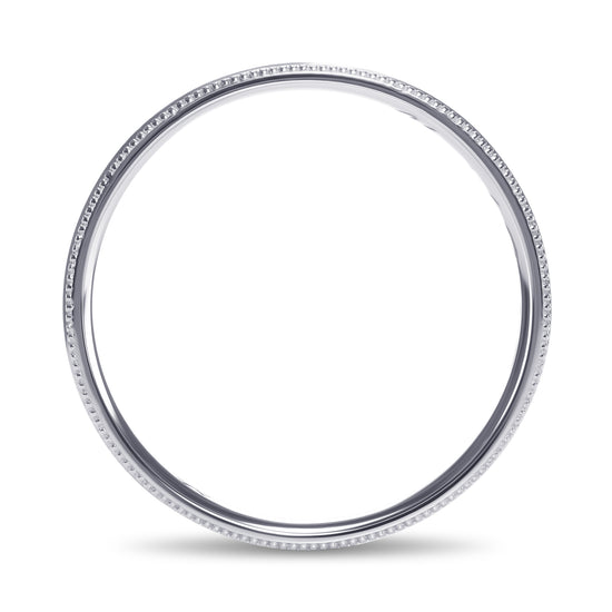 Men's Milgrain Wedding Band