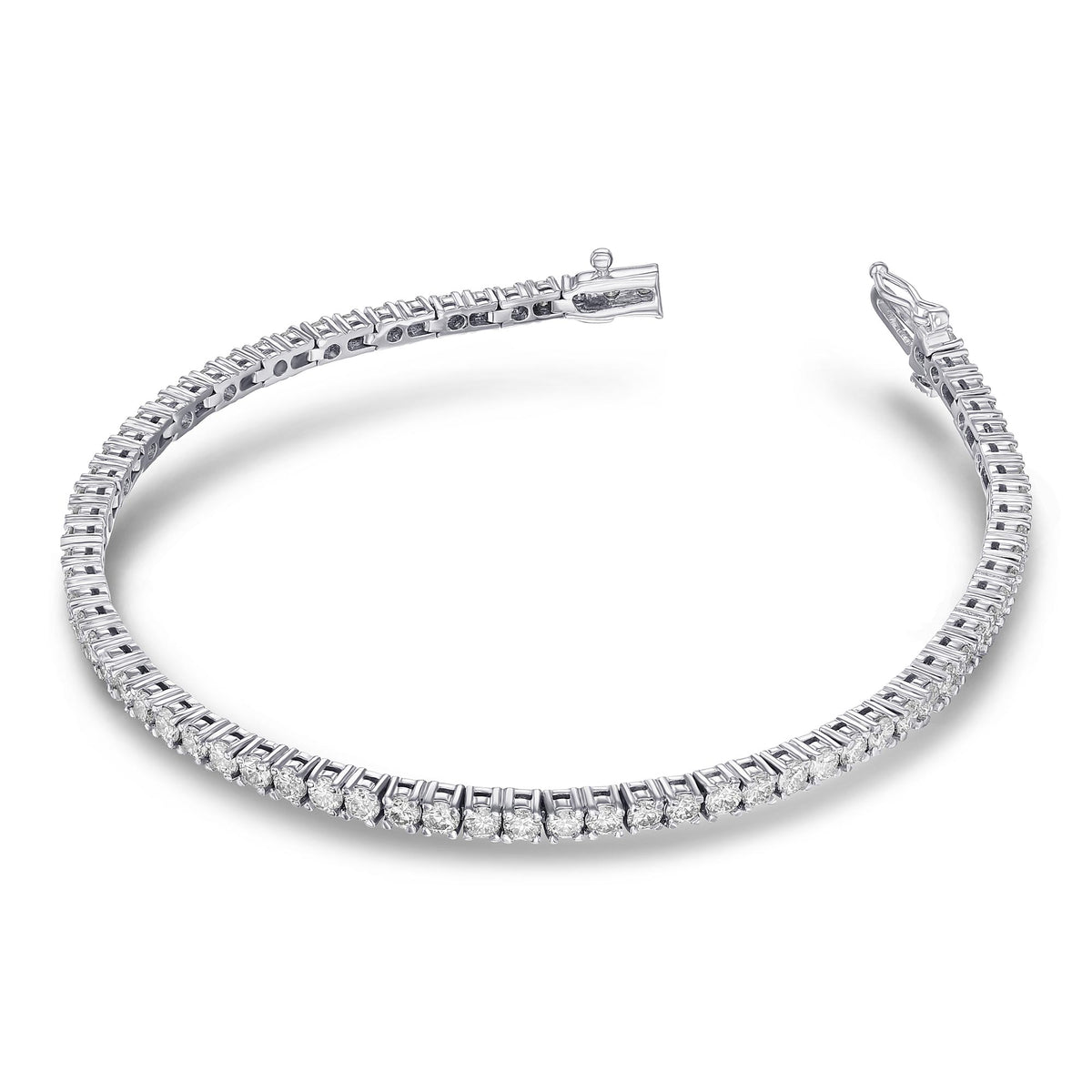 Round Diamond Tennis Bracelet