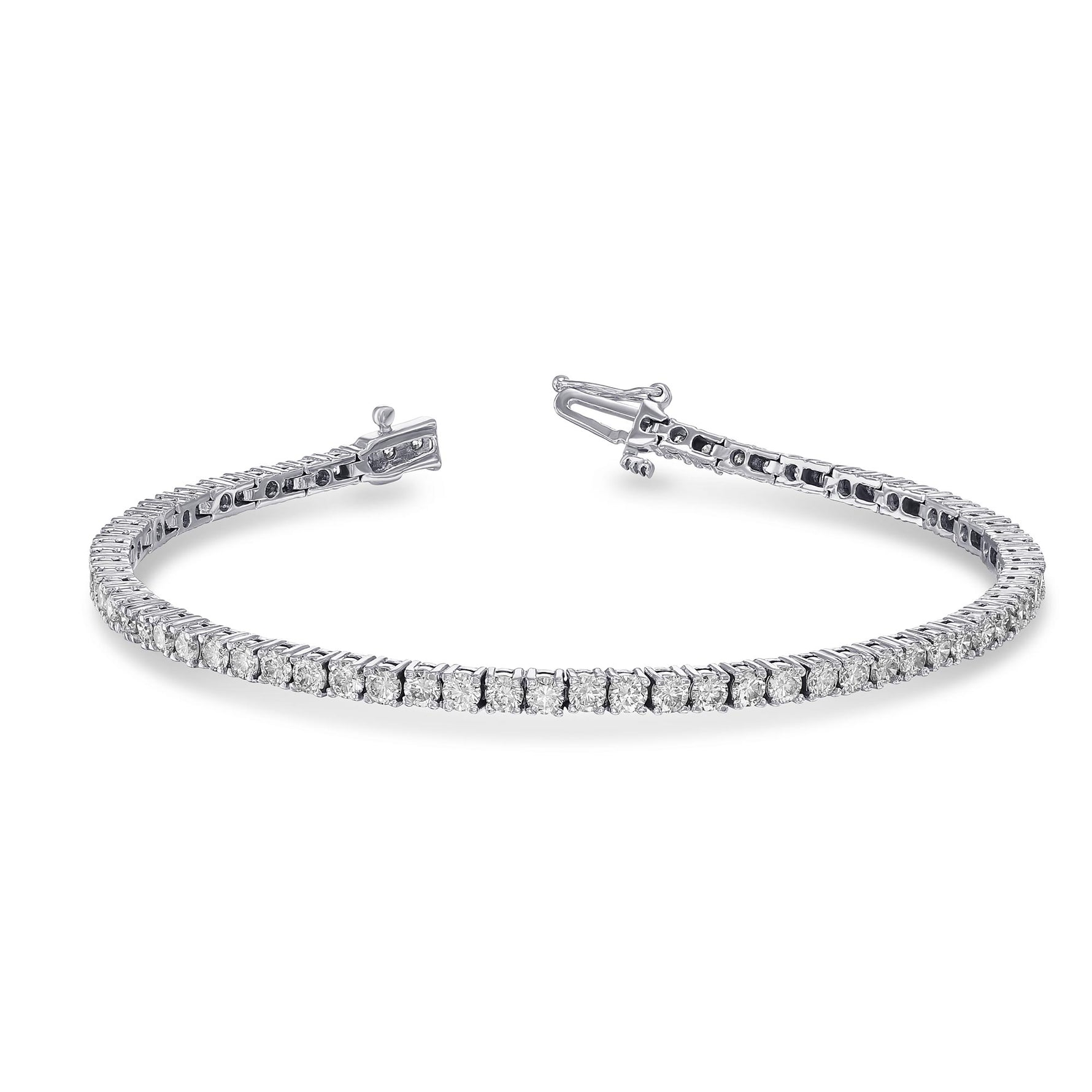 Round Diamond Tennis Bracelet
