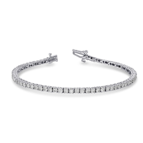 Round Diamond Tennis Bracelet