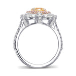 Fancy Intense Yellow Round Diamond Dress Ring