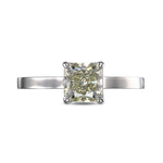 Chameleon Radiant Solitaire Diamond Ring