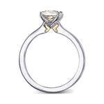 Chameleon Radiant Solitaire Diamond Ring