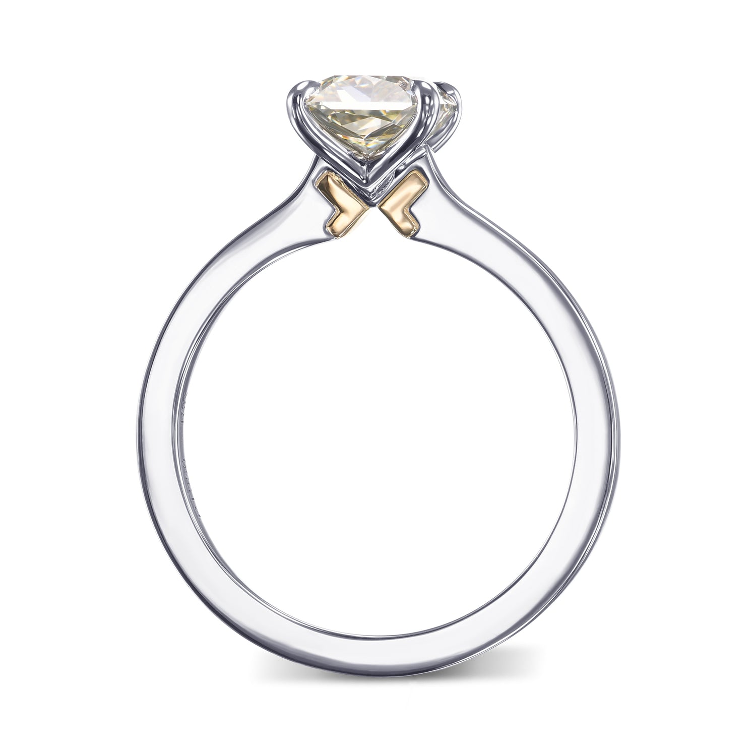 Chameleon Radiant Solitaire Diamond Ring