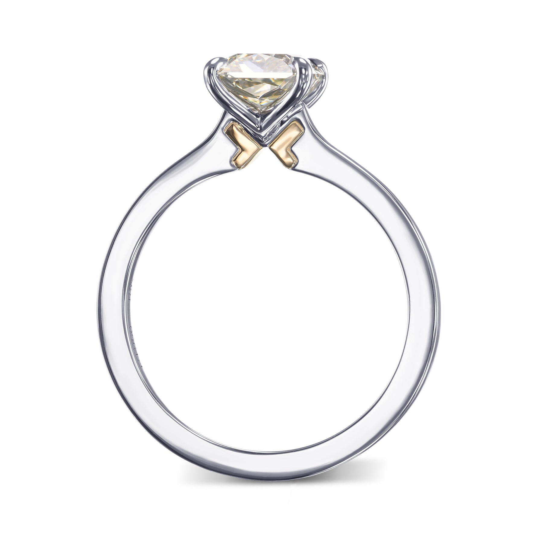 Chameleon Radiant Solitaire Diamond Ring