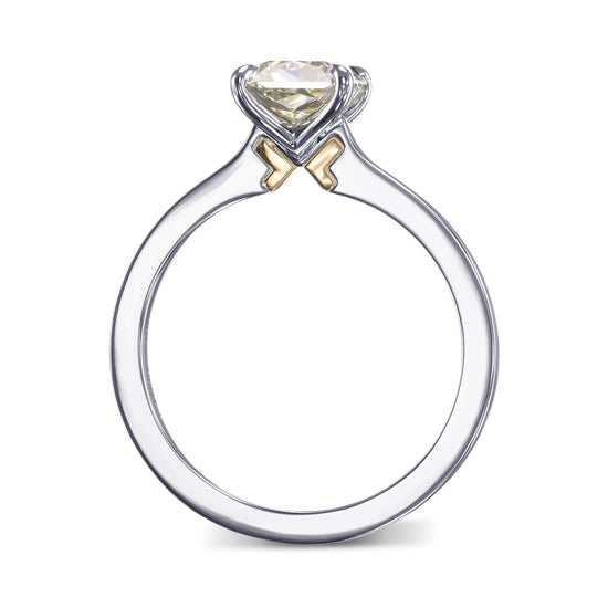 Chameleon Radiant Solitaire Diamond Ring