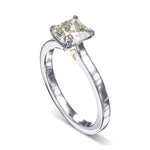 Chameleon Radiant Solitaire Diamond Ring