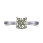 Chameleon Radiant Solitaire Diamond Ring