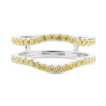 Fancy Intense Yellow Diamond Jacket Wedding Ring