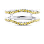 Fancy Intense Yellow Diamond Jacket Wedding Ring