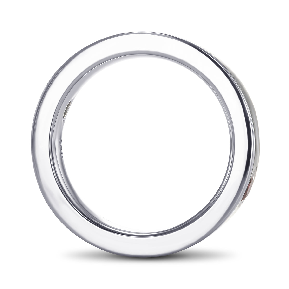 Garnet & Alexandrite Men's Band Ring