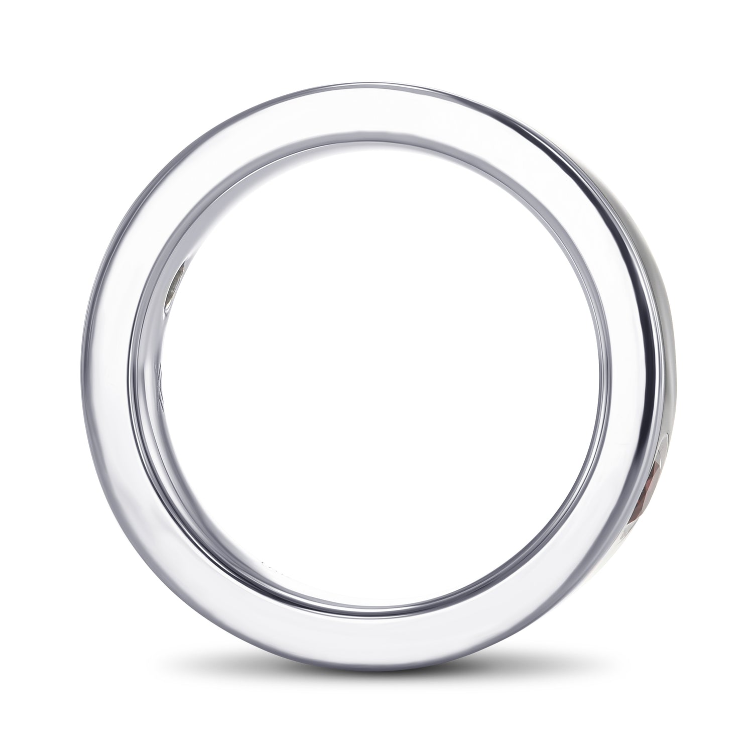 Garnet & Alexandrite Men's Band Ring