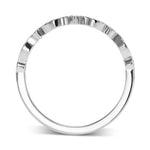 Pink & White Diamond Designer Band Ring