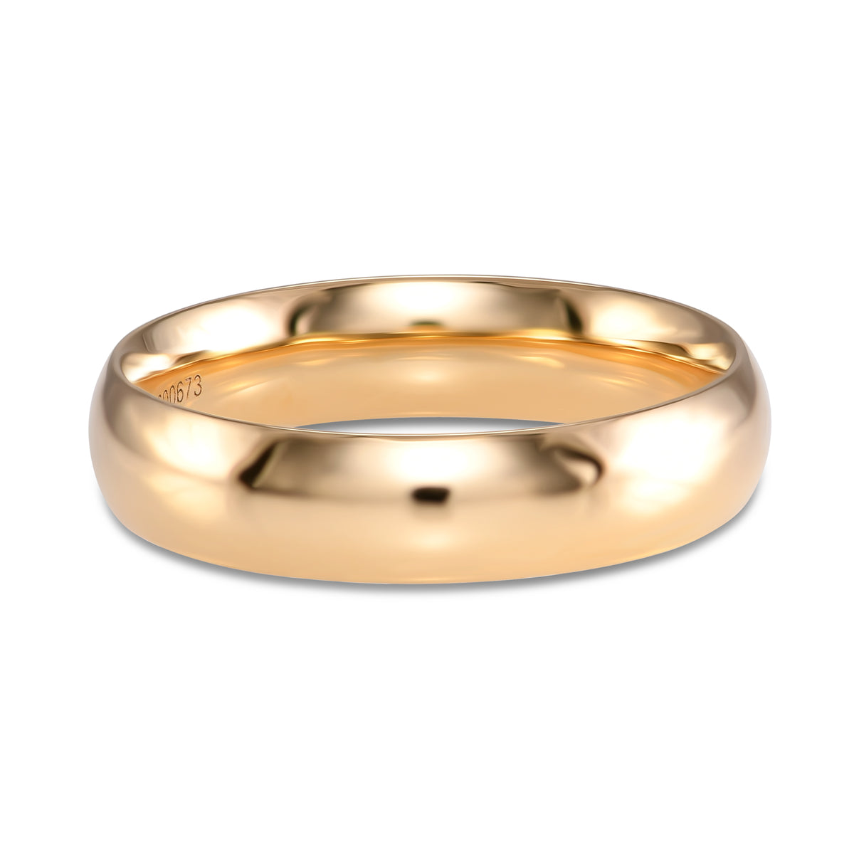 Comfort Fit Domed Wedding Band