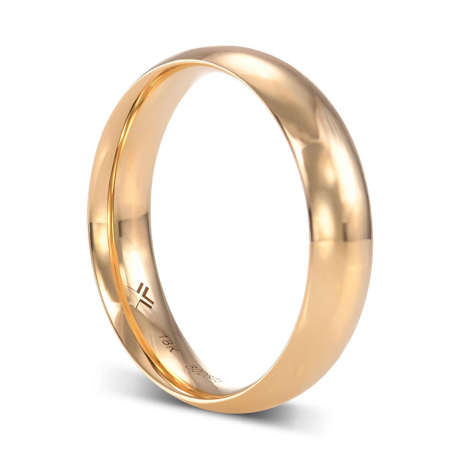 Comfort Fit Domed Wedding Band