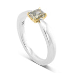 Radiant Chameleon Diamond Solitaire Ring