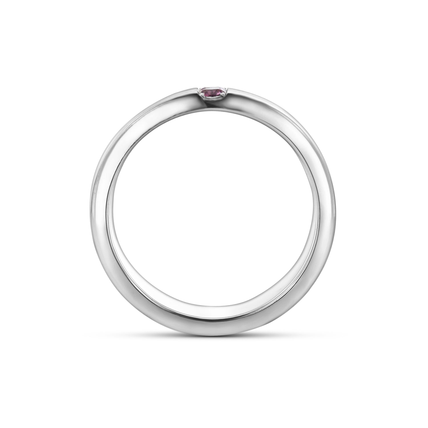 Gent's 3 Tiered Spinel & Diamond Band Ring