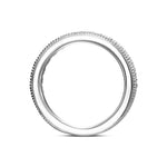 Multicolored Diamond Milgrain Band Ring