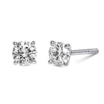 Round Brilliant Diamond Stud Earrings