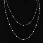Diamond Bezel Necklace