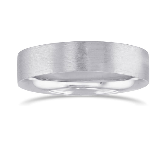 Brushed Men's Wedding Band