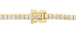 Colorless Round Brilliant Diamond Tennis Bracelet