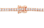 Colorless Round Brilliant Diamond Tennis Bracelet