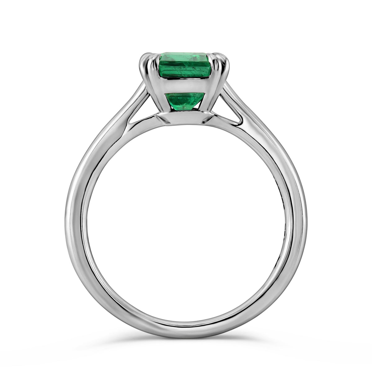 Emerald Solitaire Ring