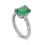 Emerald Solitaire Ring