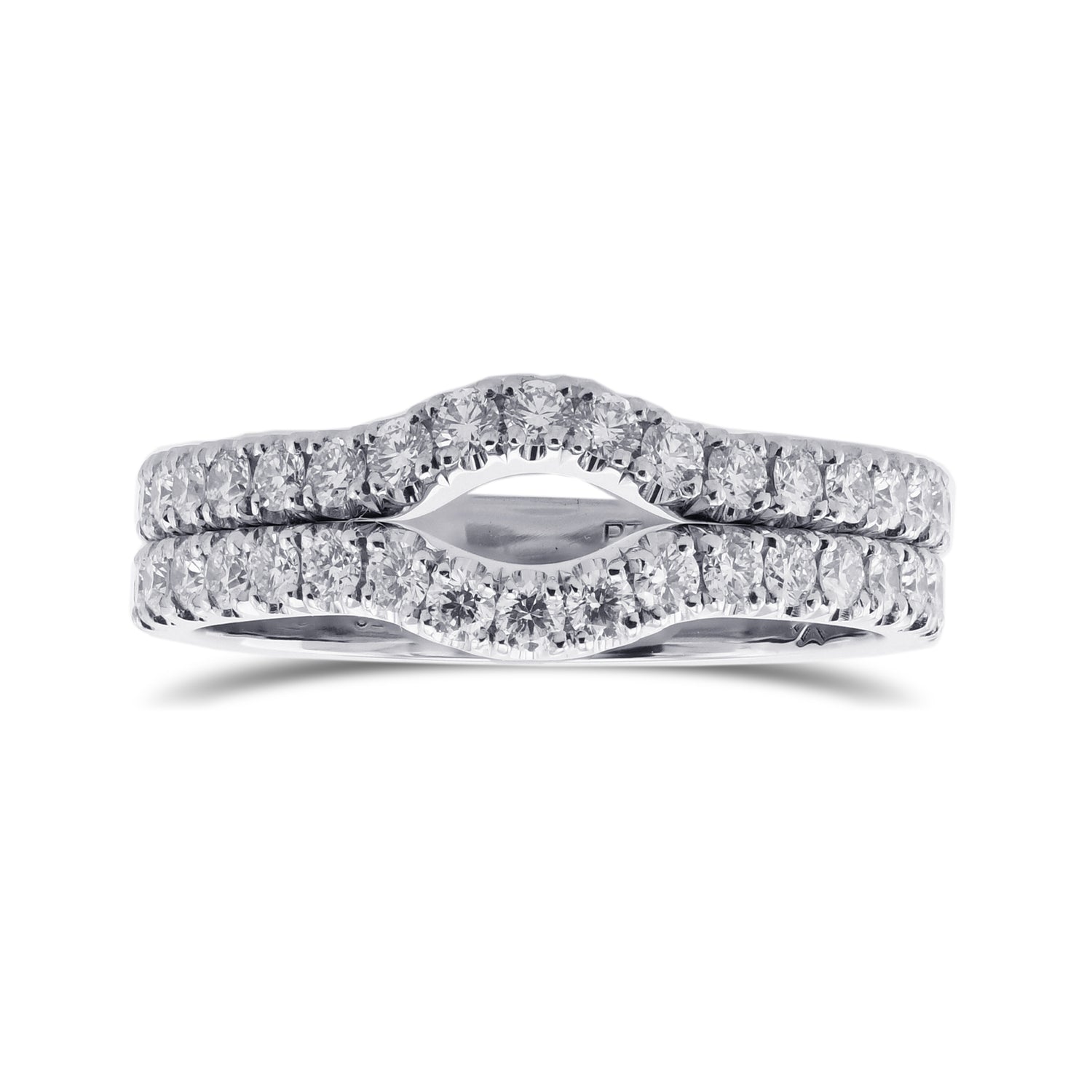Two Contoured Wedding Bands