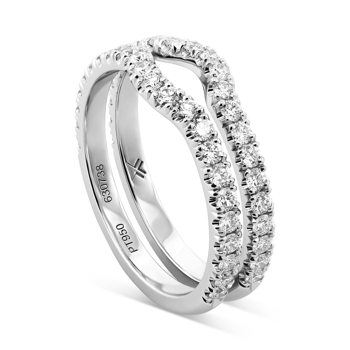 Two Contoured Wedding Bands