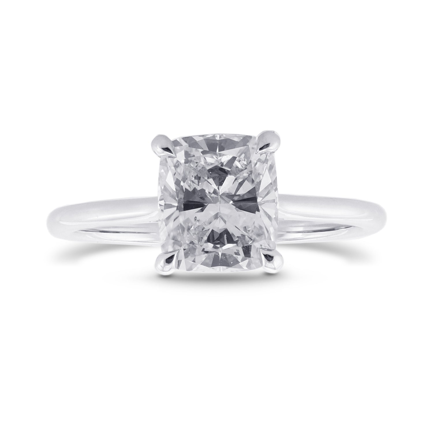 Cushion Solitaire Diamond Ring
