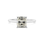 Cushion Solitaire Diamond Ring