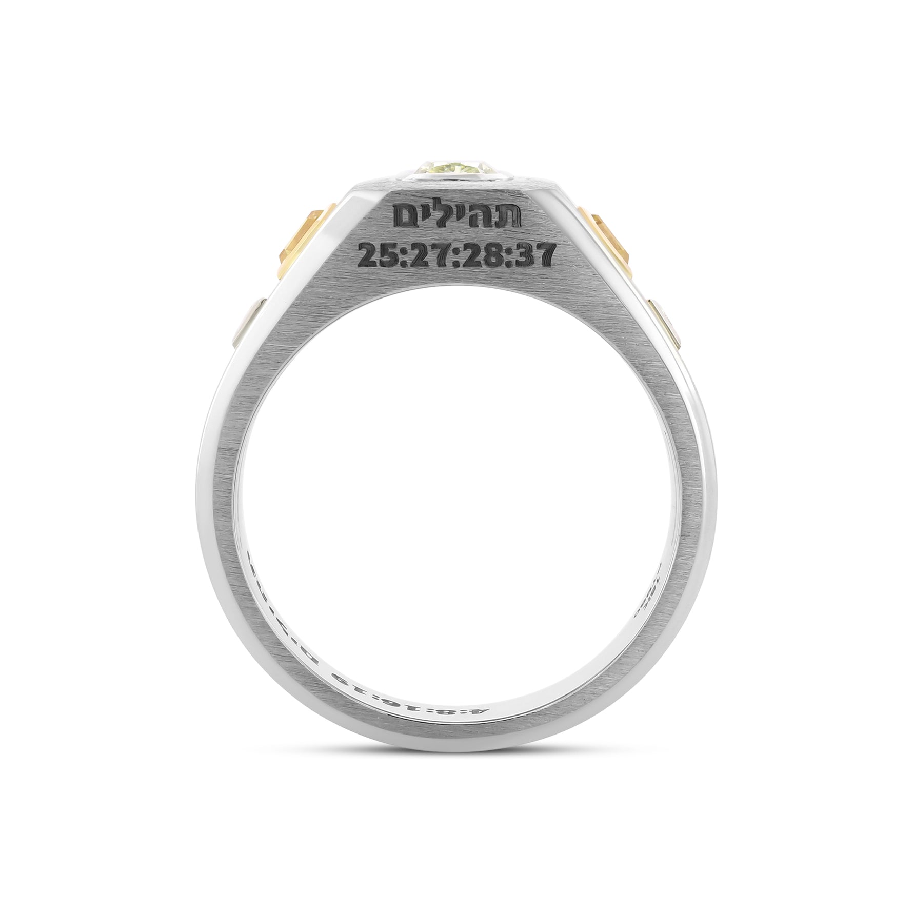 Fancy Yellow Green & Fancy Yellow Diamond Men's Ring