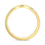 Contour Diamond Wedding Ring