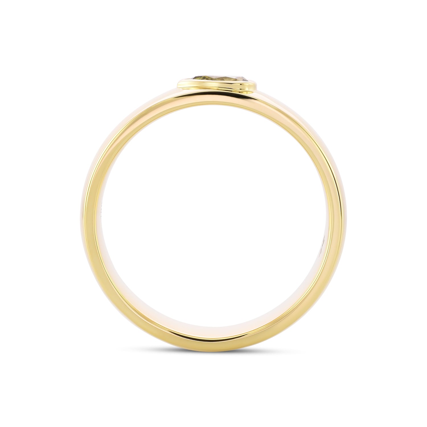 Chameleon Pear Diamond Men's Ring