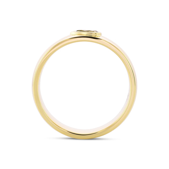 Chameleon Pear Diamond Men's Ring