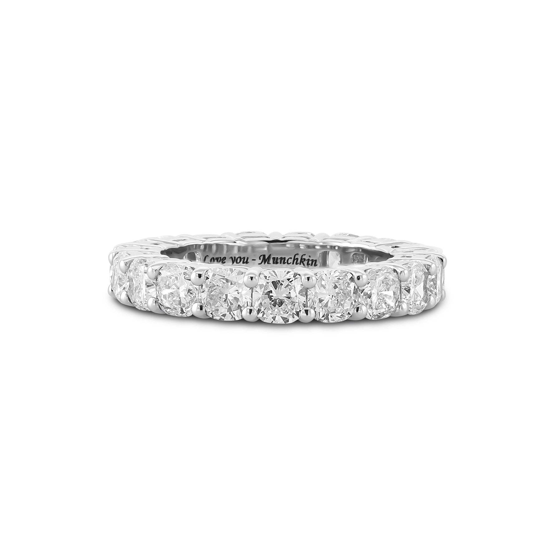 Cushion Diamond Full Eternity Ring