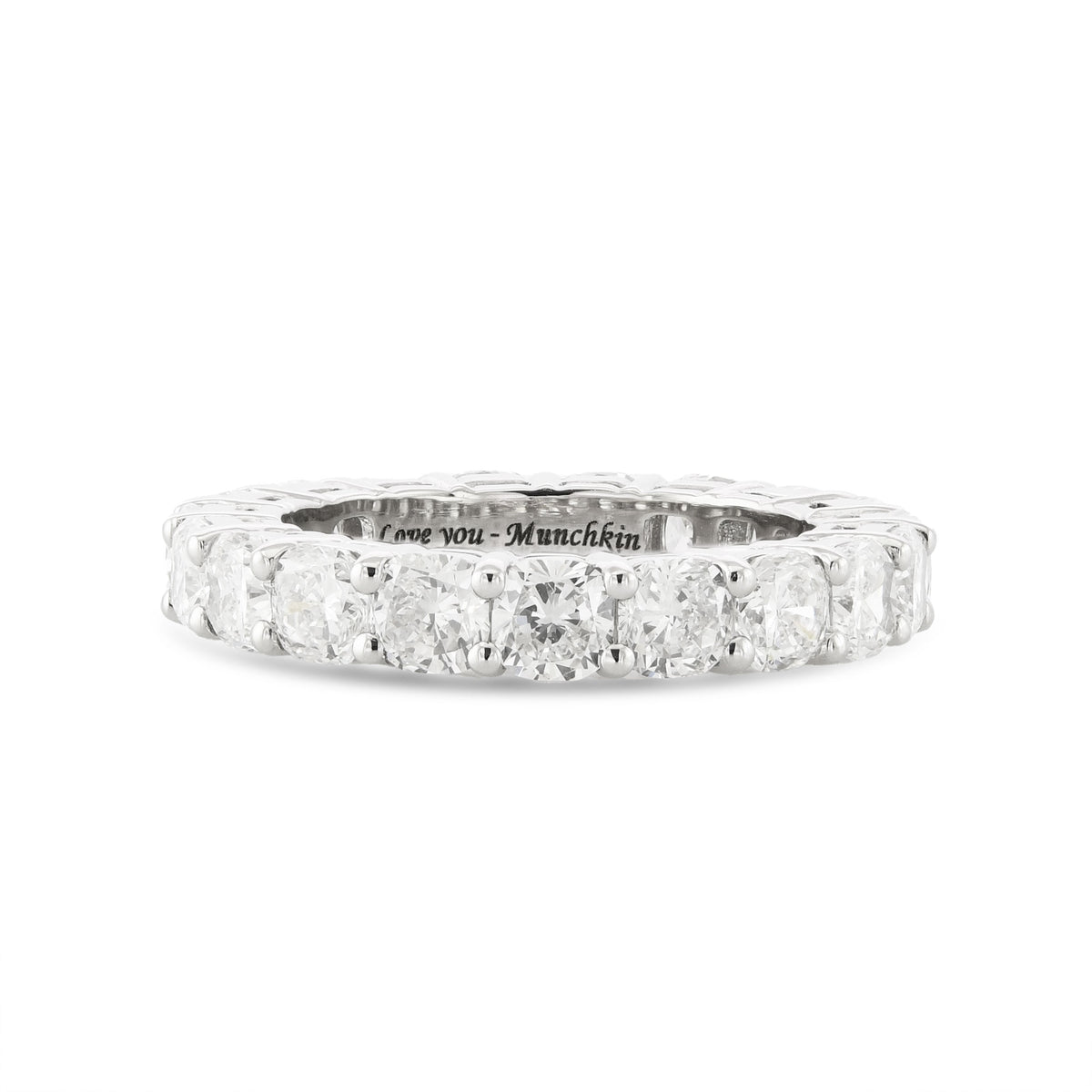 Cushion Diamond Full Eternity Ring