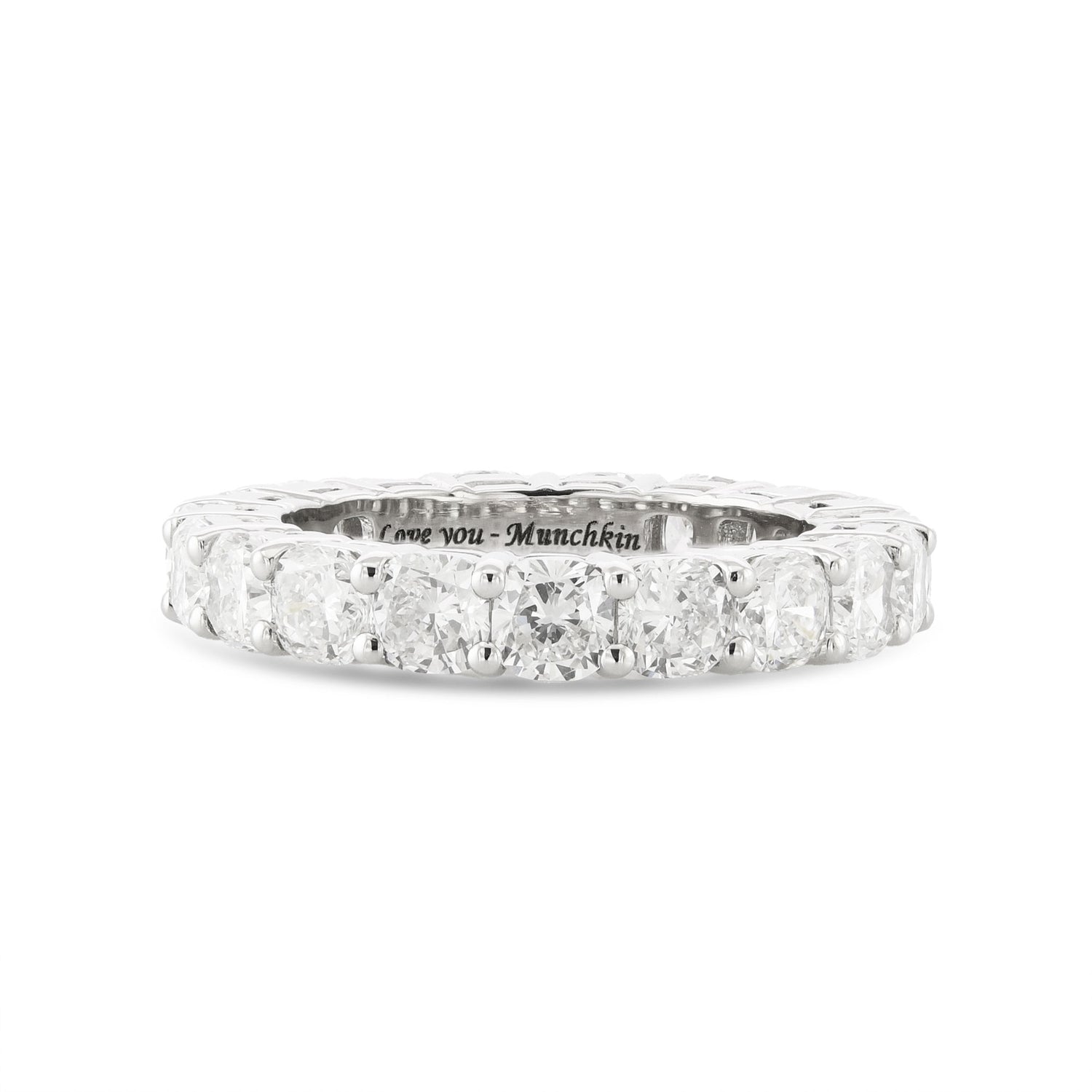 Cushion Diamond Full Eternity Ring