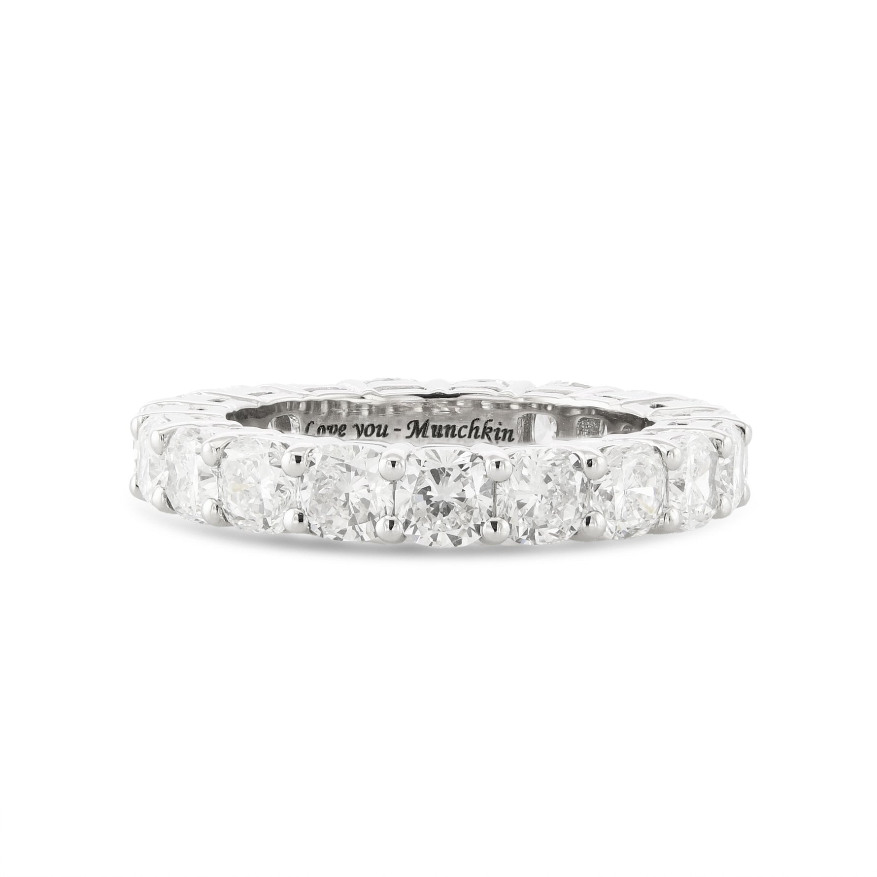 Cushion Diamond Full Eternity Ring