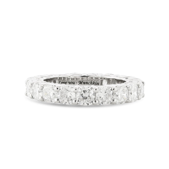 Cushion Diamond Full Eternity Ring