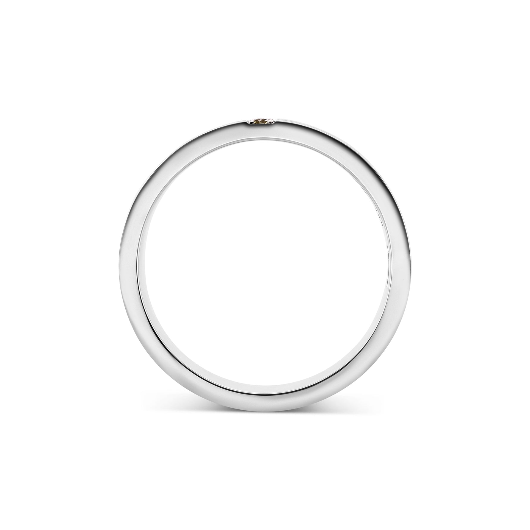 Men's 3 Tiered Fancy Greenish-Yellow Diamond Band Ring