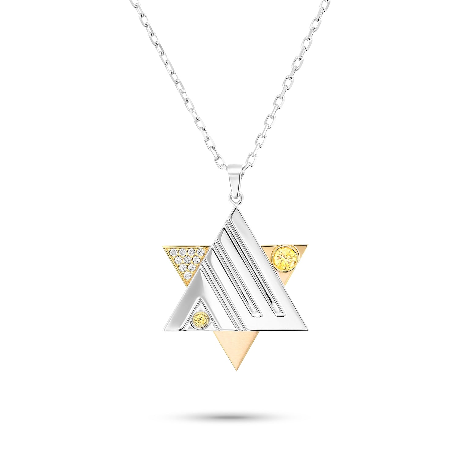Star Of David Diamond Pendant
